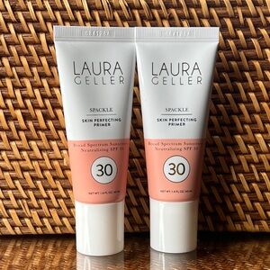 Laura Geller Spackle Skin Perfecting Primer SPF 30 - White and Pink